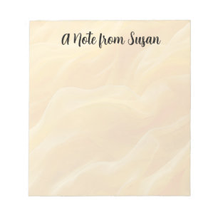Blurred Yellow Abstract Background Notepad