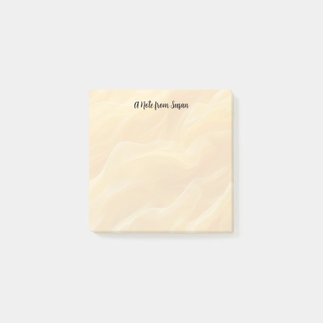 Blurred Yellow Abstract Background  Post-it Notes (Front)