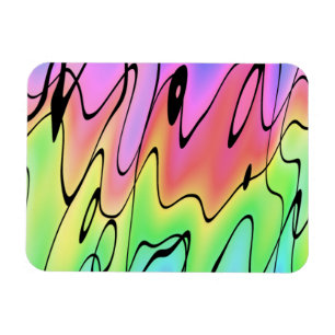 Blurry Rainbow Magnet