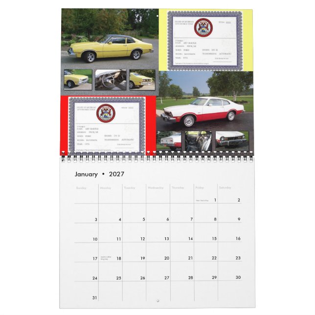 blu's Mavericks and Comets 2010 calendar (Jan 2027)