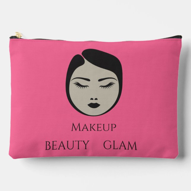 Blush Allure Accessory Pouch (Front)