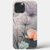 Blush and Bloom: Pastel Ink Flowers