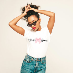 "Blush and Bows" Feminine Aesthetic  T-Shirt