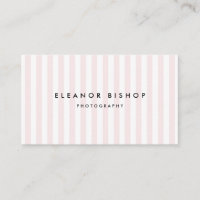 Blush and White Pinstripes Pattern Modern