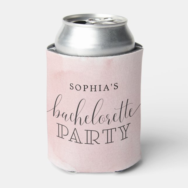 Blush Bachelorette Can Cooler (Can Front)