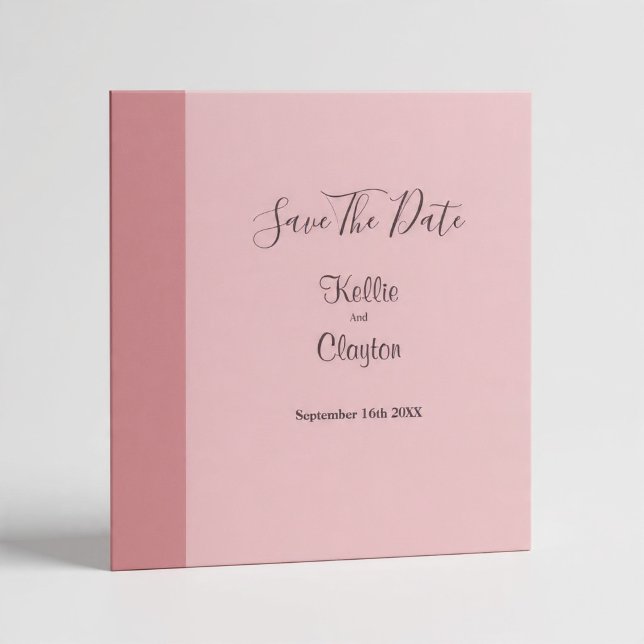Blush Bar Save The Date Invitation (Creator Uploaded)