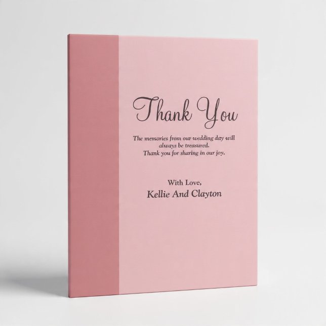 Blush Bar Thank You Card (Creator Uploaded)