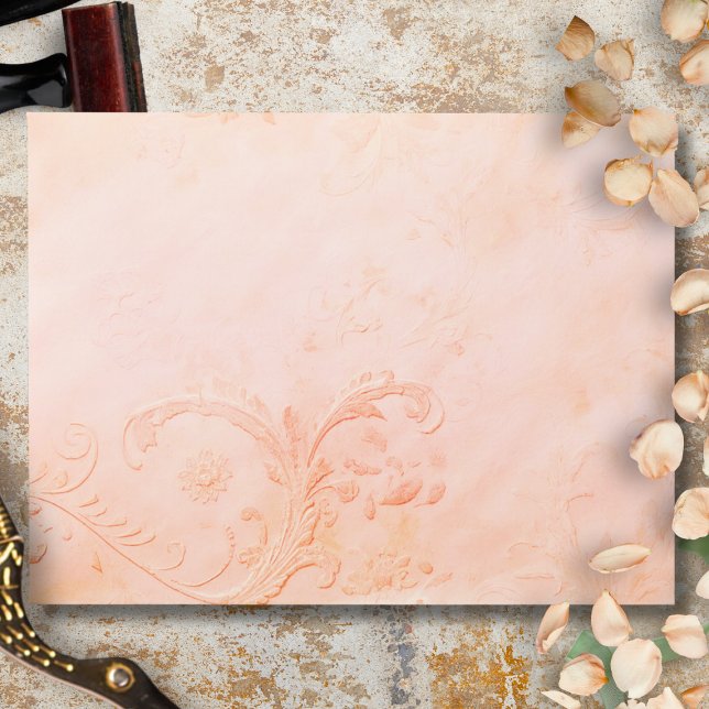 Blush Baroque Lace Sacred Heart  Envelope (Creator Uploaded)