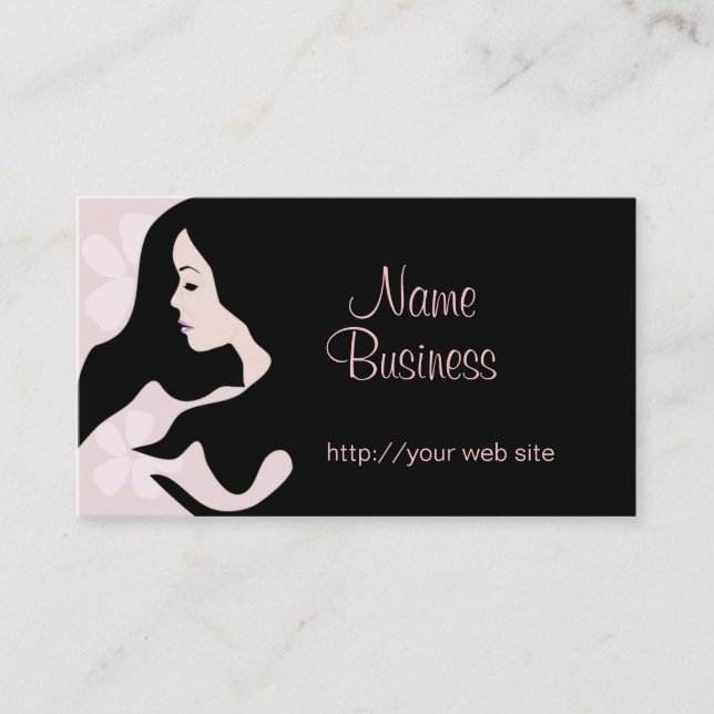 Blush Beauty Business Card (Front)