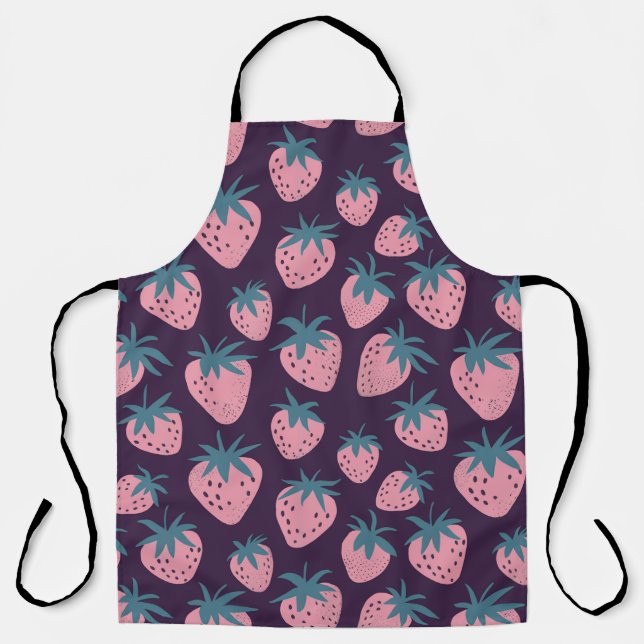 "Blush Berry Wonderland" Apron (Front)