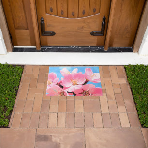Blush Bloom Cherry Blossom Doormat