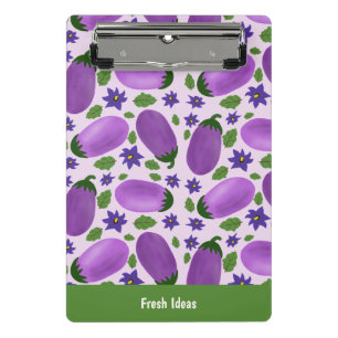 Blush & Bloom Eggplant Collection – Soft Lilac Mini Clipboard