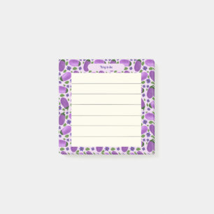 Blush & Bloom Eggplant Collection – Soft Lilac Post-it Notes