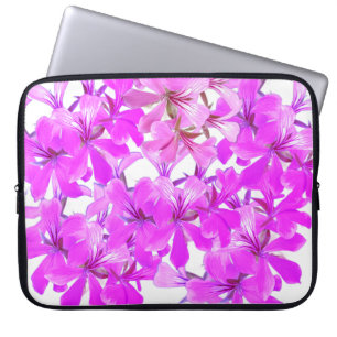 Blush Bloom – Floral Laptop Sleeve Electronics Bag