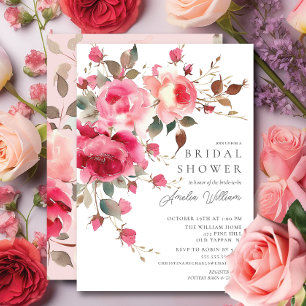 Blush Blossom Bridal Shower Invitation