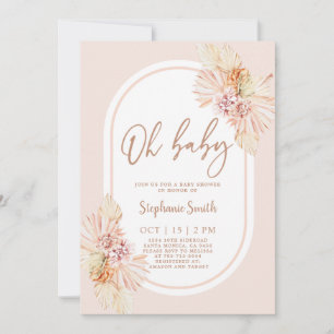 Blush Boho Desert Girl Invitation