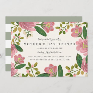 Blush Bouquet Mother's Day Brunch Invitation