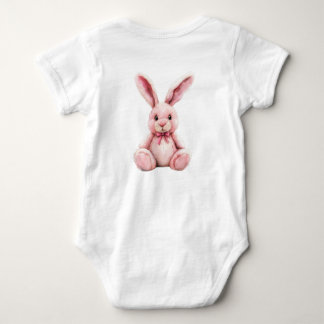 Blush Bunny Cuddles Baby Bodysuit