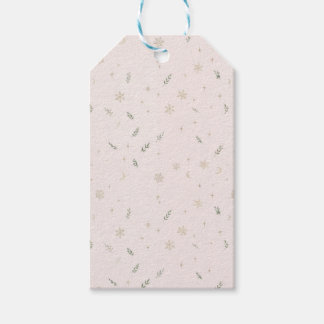 Blush Celestial Christmas Gift Tags