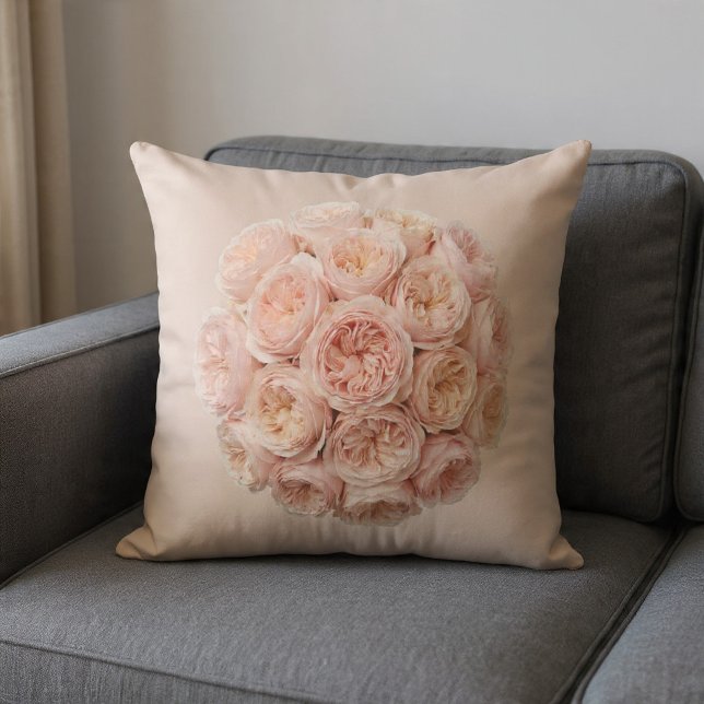 Blush & Champagne Roses Cushion (Creator Uploaded)