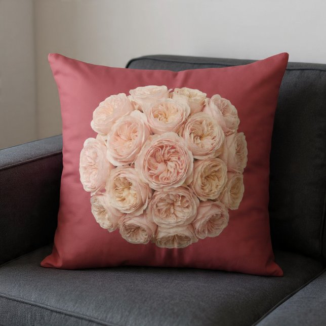 Blush & Champagne Roses Cushion (Creator Uploaded)