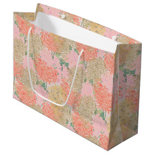 Blush chrysanthemum large gift bag