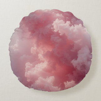 Blush Cloud Mirage Round Cushion