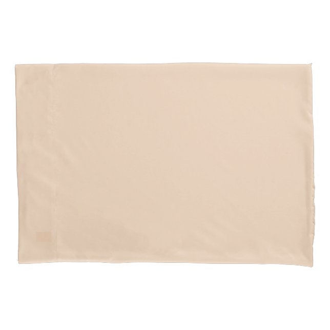 Blush Colour Hex EFD1B5 Pillowcase (Front)