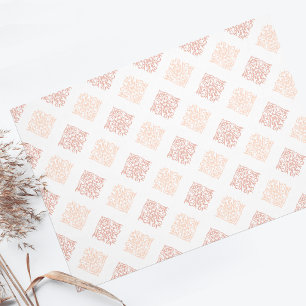 Blush Damask Pretty Custom Tissue Paper