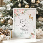 Blush deer snowflakes Pacifier hunt game Poster<br><div class="desc">Blush pink deer snowflakes Pacifier hunt game Poster
Matching items available.</div>