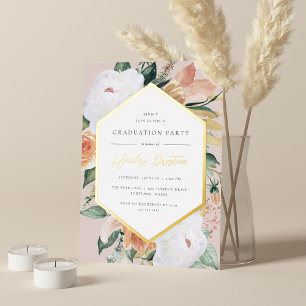 Blush   Desert Floral Graduation Party