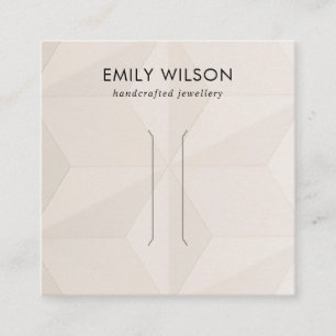 BLUSH DIAMOND TEXTURE HAIR CLIP DISPLAY CARD