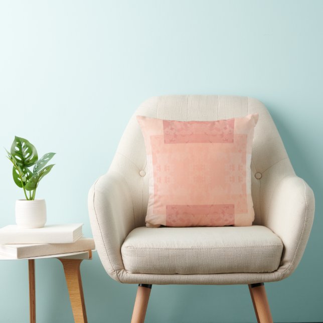 Blush Dunes Pastel  with Warm Sand & Oriental  Cushion (Chair)