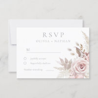 Blush & Dusty Rose Boho Trending Designer Wedding