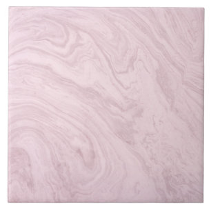 Blush Faux Marble Ceramic Tile