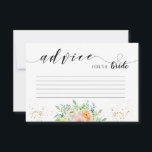 Blush floral advice for the bride watercolor<br><div class="desc">Blush floral advice for the bride watercolor. FInd more option and matching items in my shop or contact me.</div>