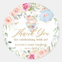 Blush Floral High Tea Party Baby Bridal Birthday