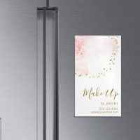 Blush Floral Petal Gold Glitter Dots