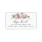 Blush Floral Return Address Label