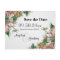 Blush Floral Save The Date Wedding Post Card