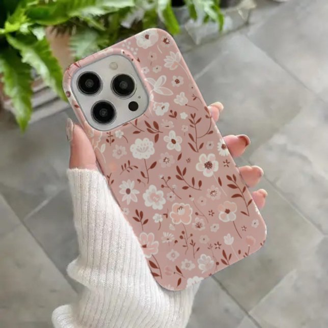 Blush Garden – Soft Pink Floral Pattern Phone Case (Creator Uploaded)