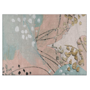 Blush & Gold I Cutting Board