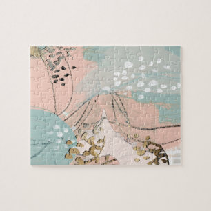 Blush & Gold I Jigsaw Puzzle