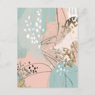 Blush & Gold I Postcard