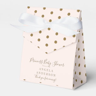 Blush & Gold Princess Baby Shower  Favour Box