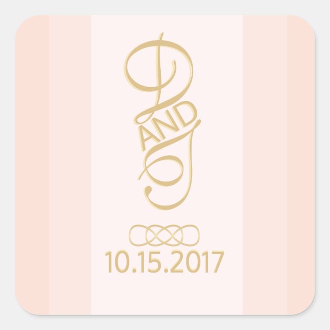 Blush Gold Stickers (Front)