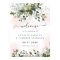 Blush Greenery Dusty Blue Wedding Welcome Sign XL