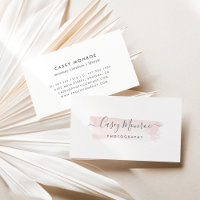Blush & Grey Watercolor Signature Script