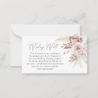 Blush Ivory Floral Wedding Wishing Well
