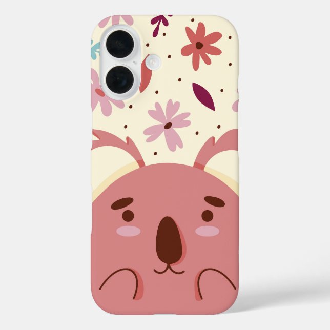 Blush Koala Sweet Aussie Bloom Case-Mate iPhone Case (Back)
